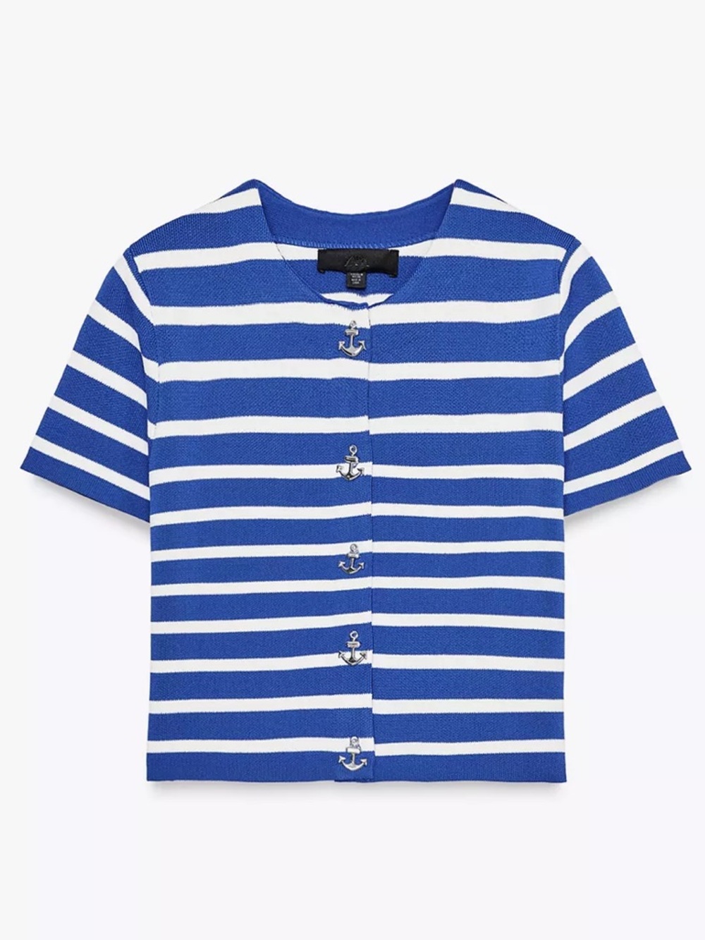 Zara anchor button cardigan